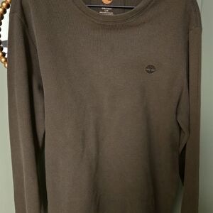 Timberland Olive Green Long Sleeve Shirt